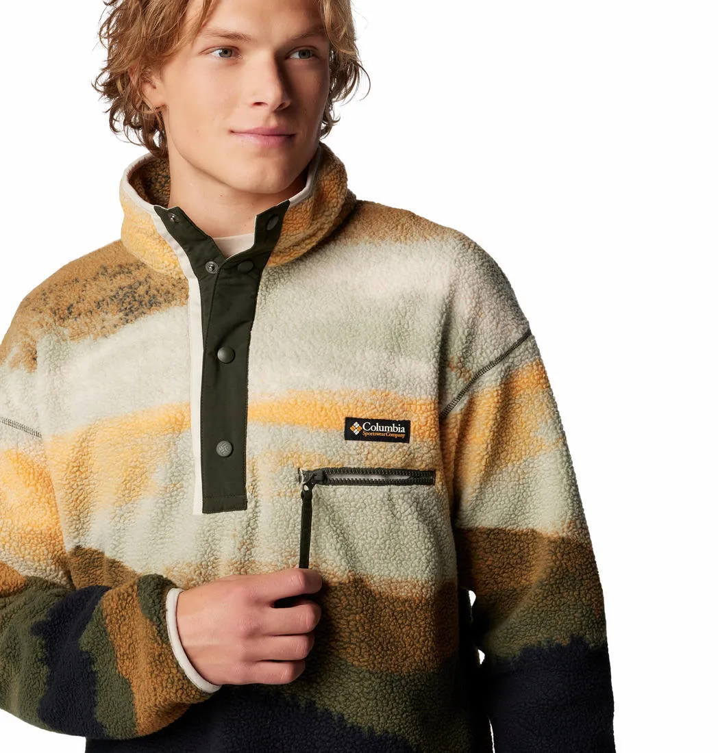 Columbia Men Multicolor Helvetia II Printed Half Snap Fleece