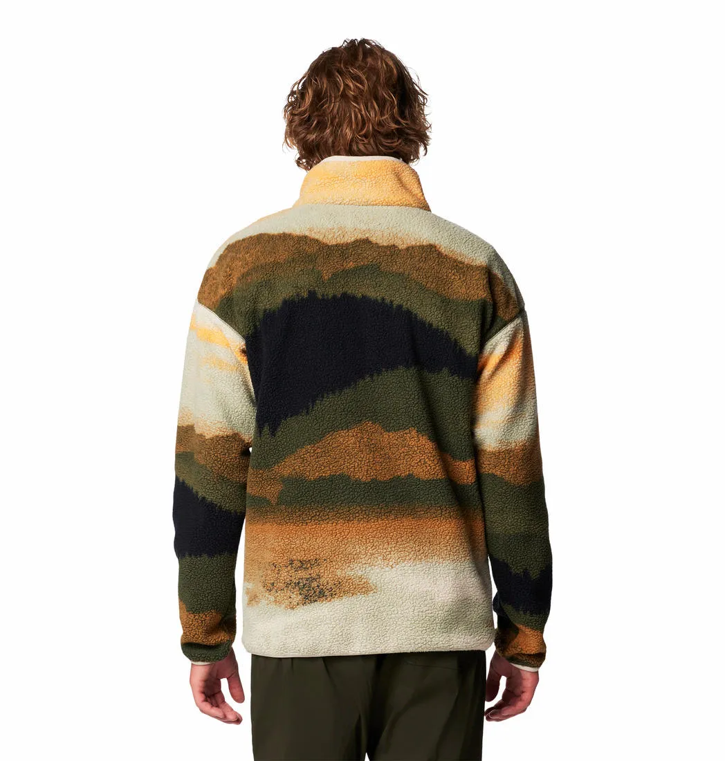 Columbia Men Multicolor Helvetia II Printed Half Snap Fleece