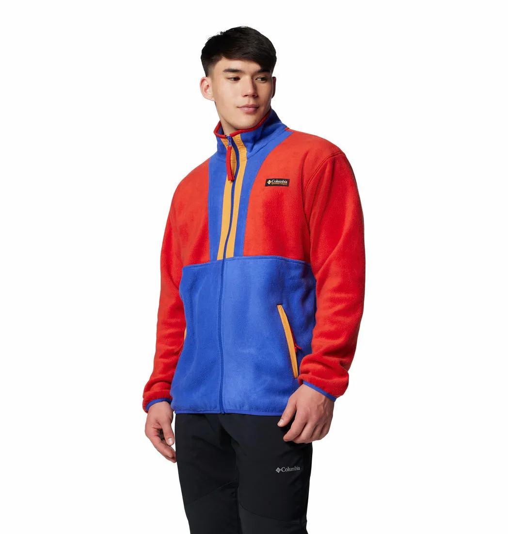 Columbia Men Red Backbowl II Fleece Jacket