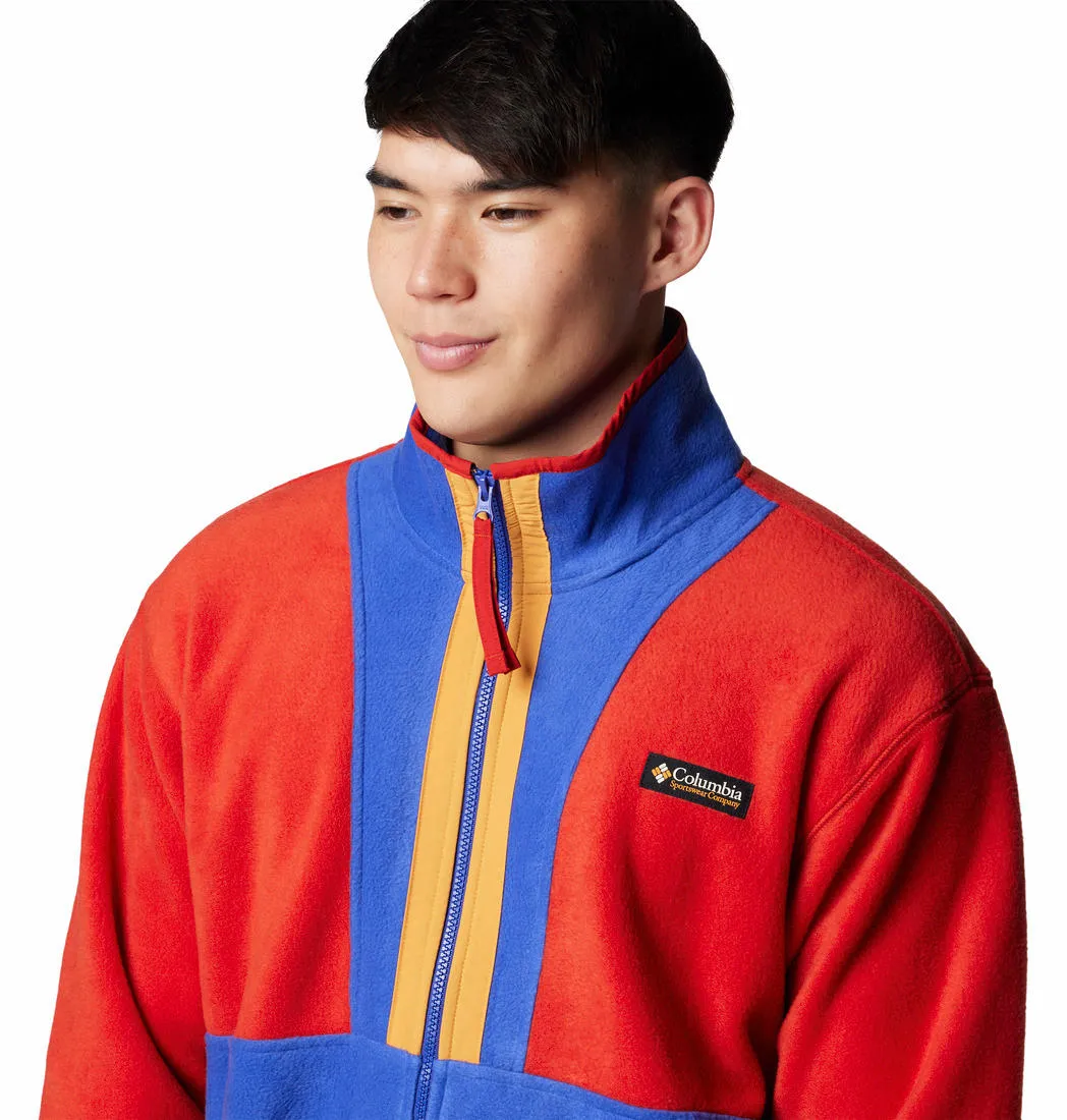 Columbia Men Red Backbowl II Fleece Jacket
