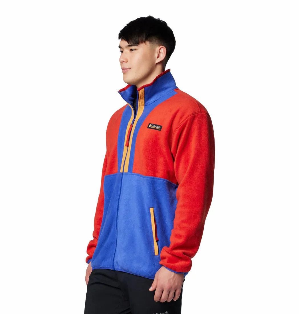 Columbia Men Red Backbowl II Fleece Jacket