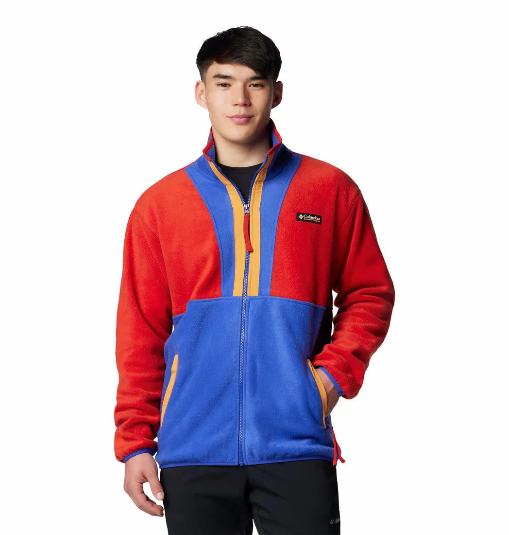 Columbia Men Red Backbowl II Fleece Jacket