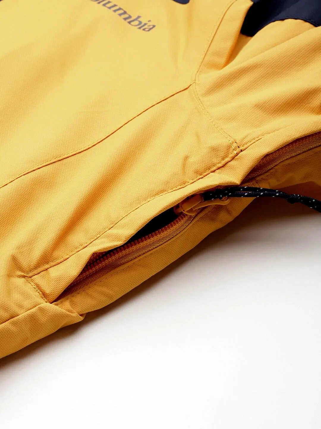 Columbia Men Yellow Omni-Heat Reflective Whirlibird IV Inetrchangeable Jacket