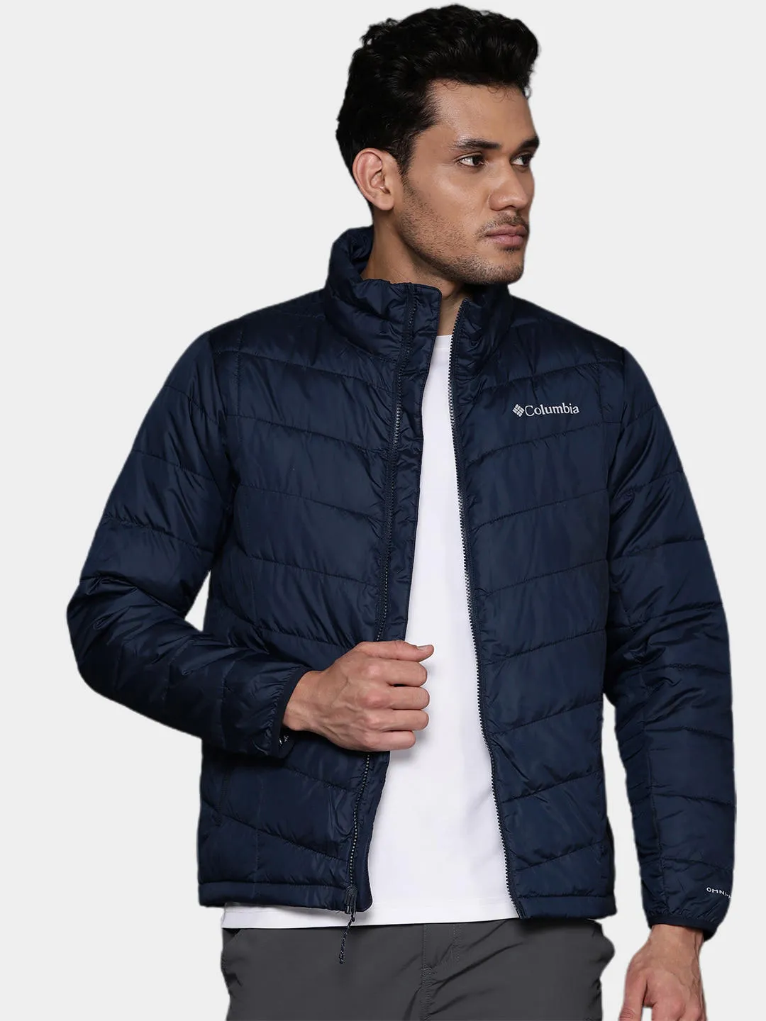 Columbia Men Yellow Omni-Heat Reflective Whirlibird IV Inetrchangeable Jacket