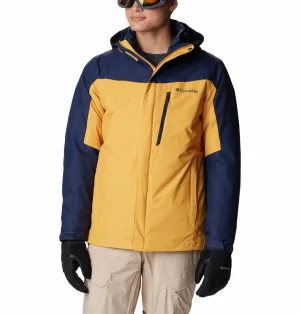 Columbia Men Yellow Omni-Heat Reflective Whirlibird IV Inetrchangeable Jacket