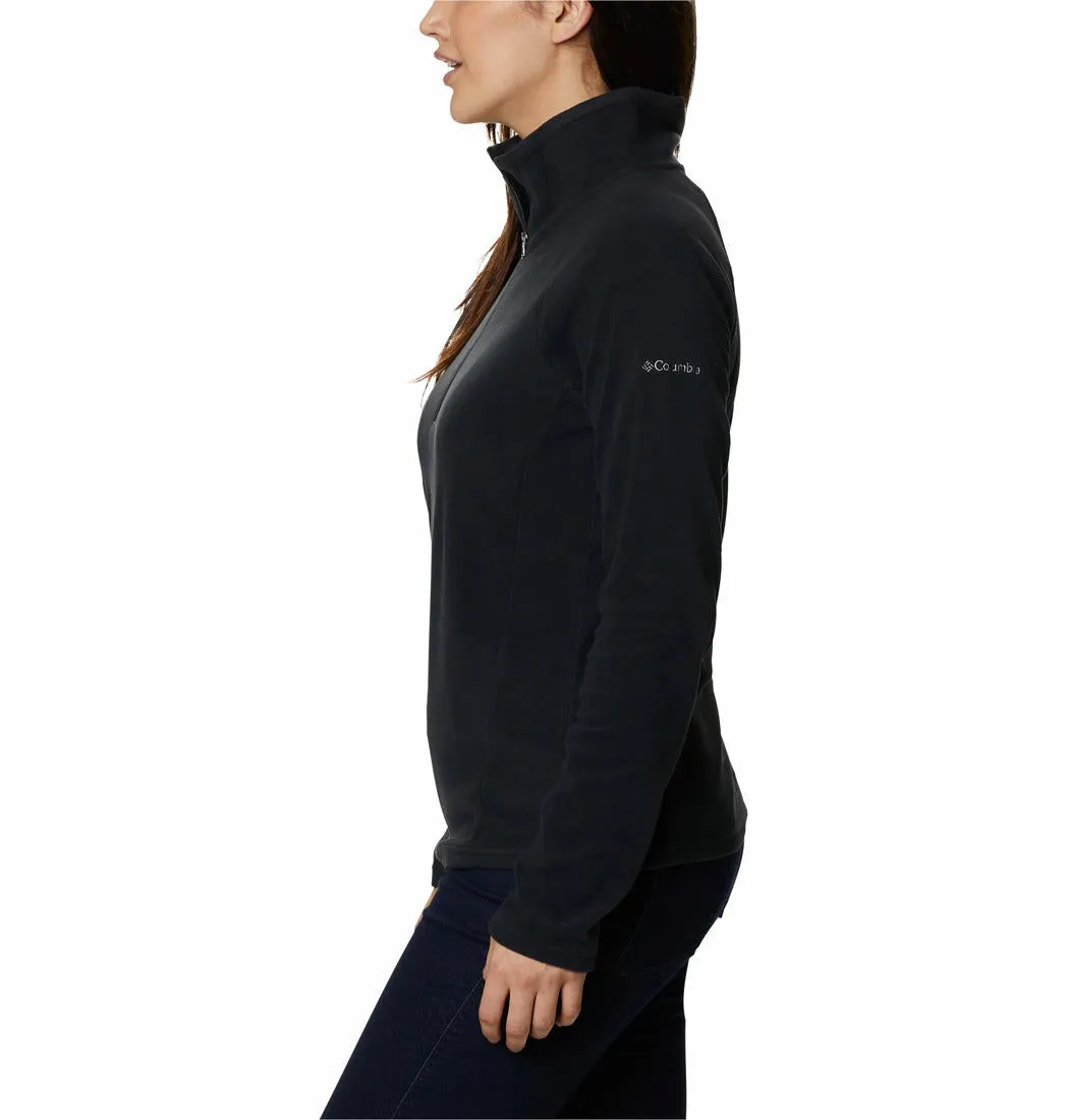 Columbia Women Black Glacial IV Half Zip Fleece