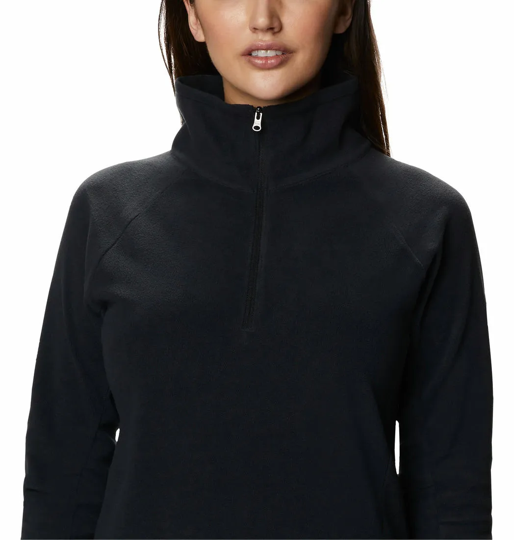 Columbia Women Black Glacial IV Half Zip Fleece