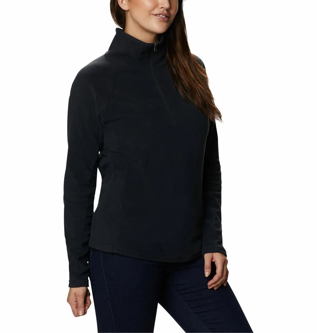 Columbia Women Black Glacial IV Half Zip Fleece