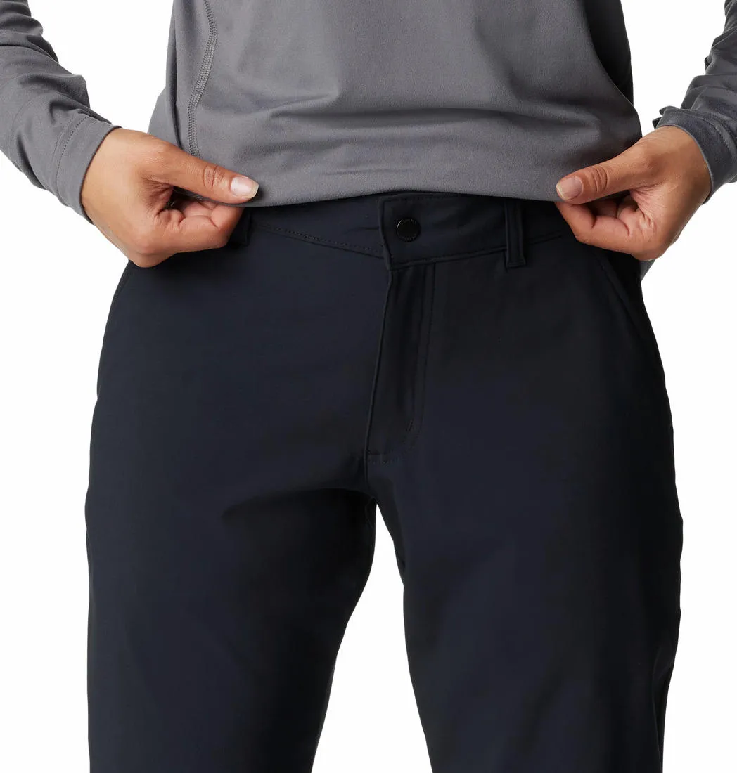 Columbia Women Black Omni-Shield Back Beauty Softshell Pant