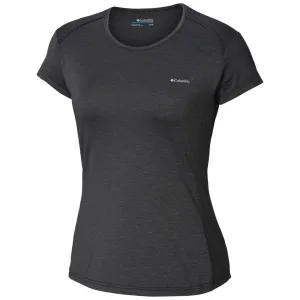 Columbia Women Black Omni-Wick Firwood Camp Tshirt