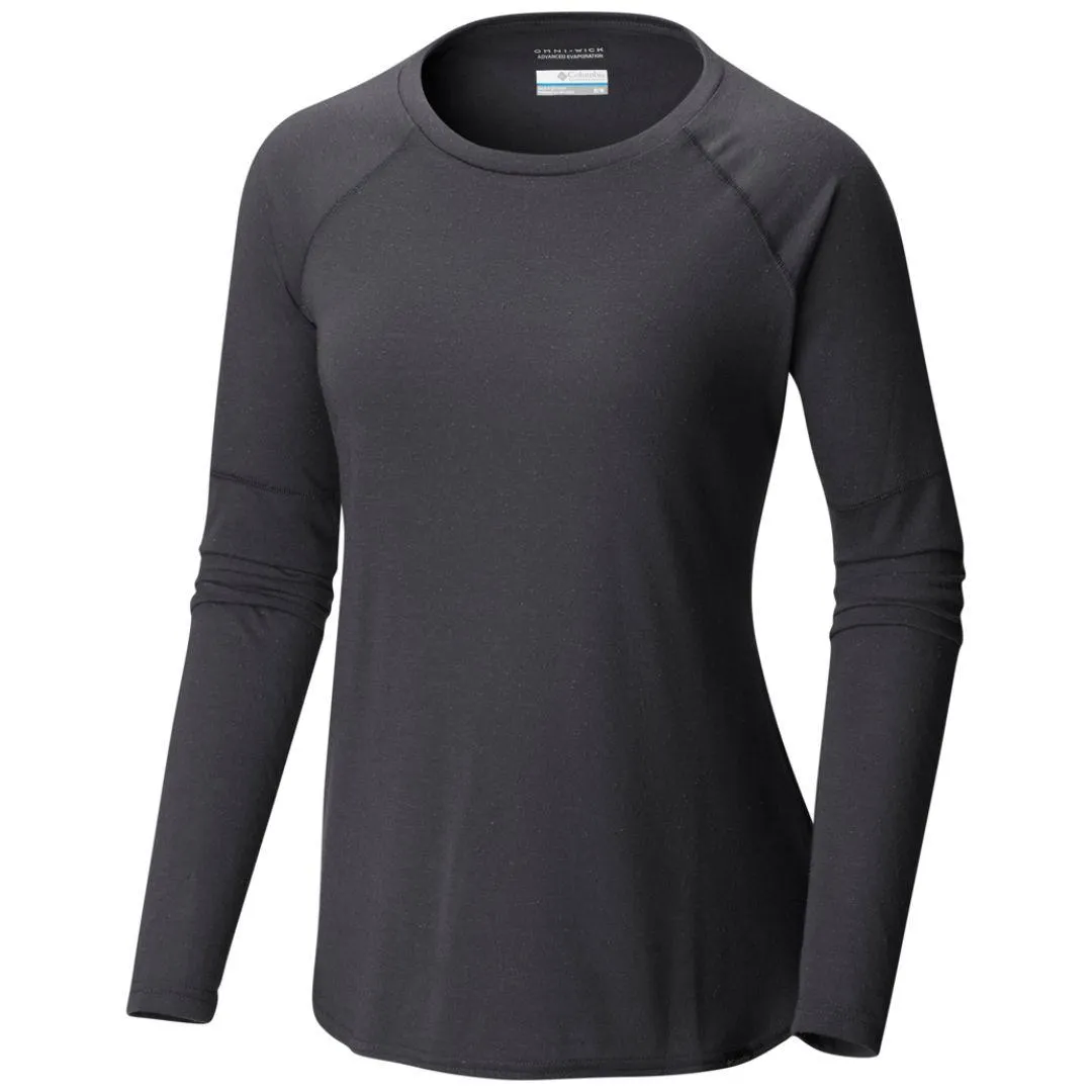 Columbia Women Black Omni-Wick Trail Shaker II Tshirt