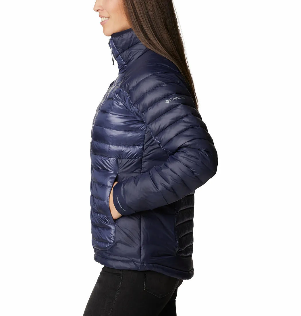 Columbia Women Blue Omni-Heat Infinity Labyrinth Loop Jacket