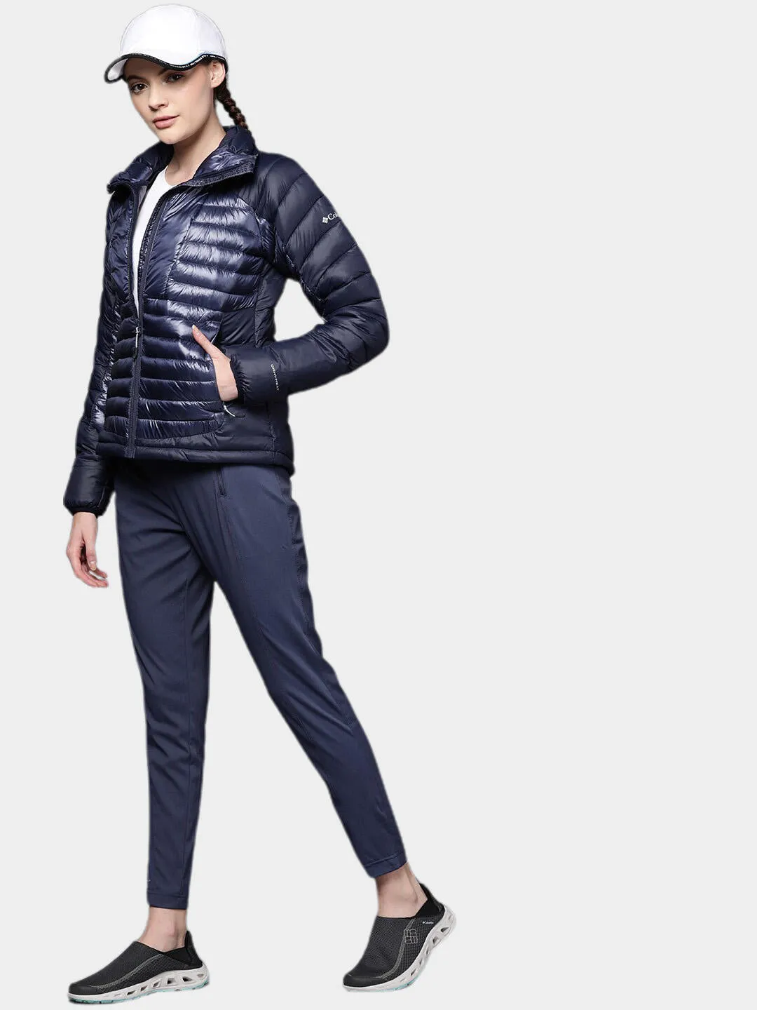 Columbia Women Blue Omni-Heat Infinity Labyrinth Loop Jacket