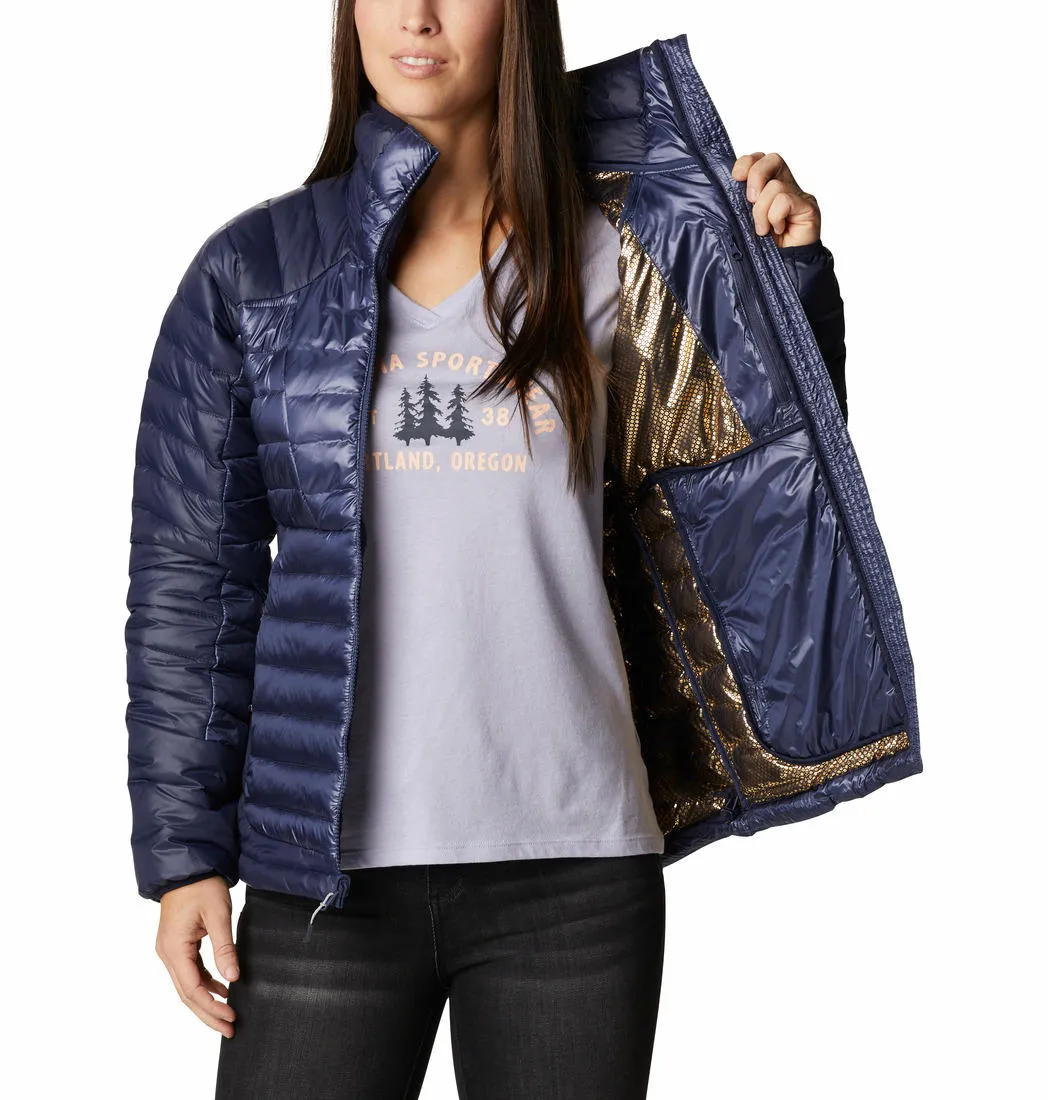 Columbia Women Blue Omni-Heat Infinity Labyrinth Loop Jacket