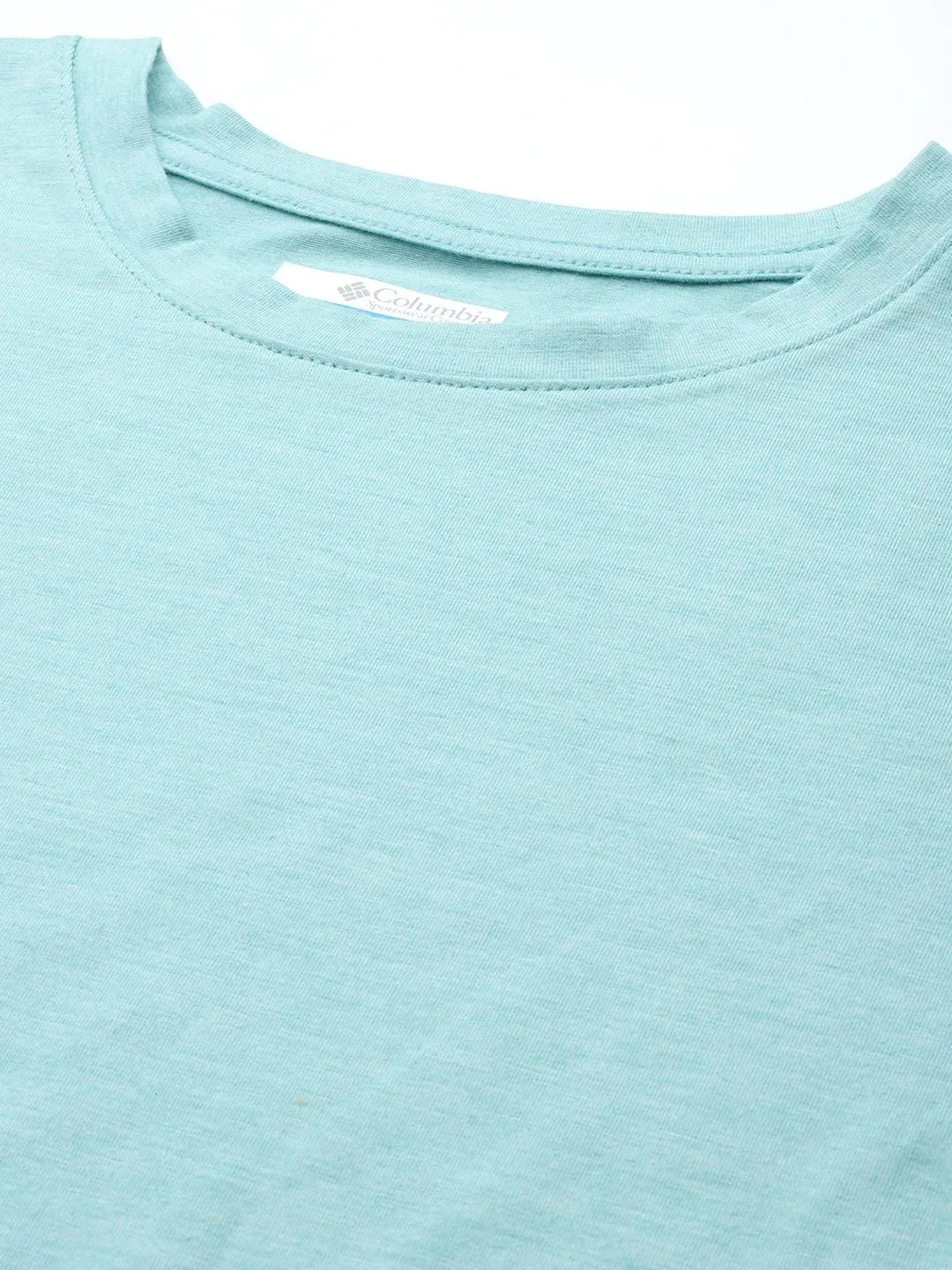 Columbia Women Blue Omni-Wick Sun Trek Tshirt