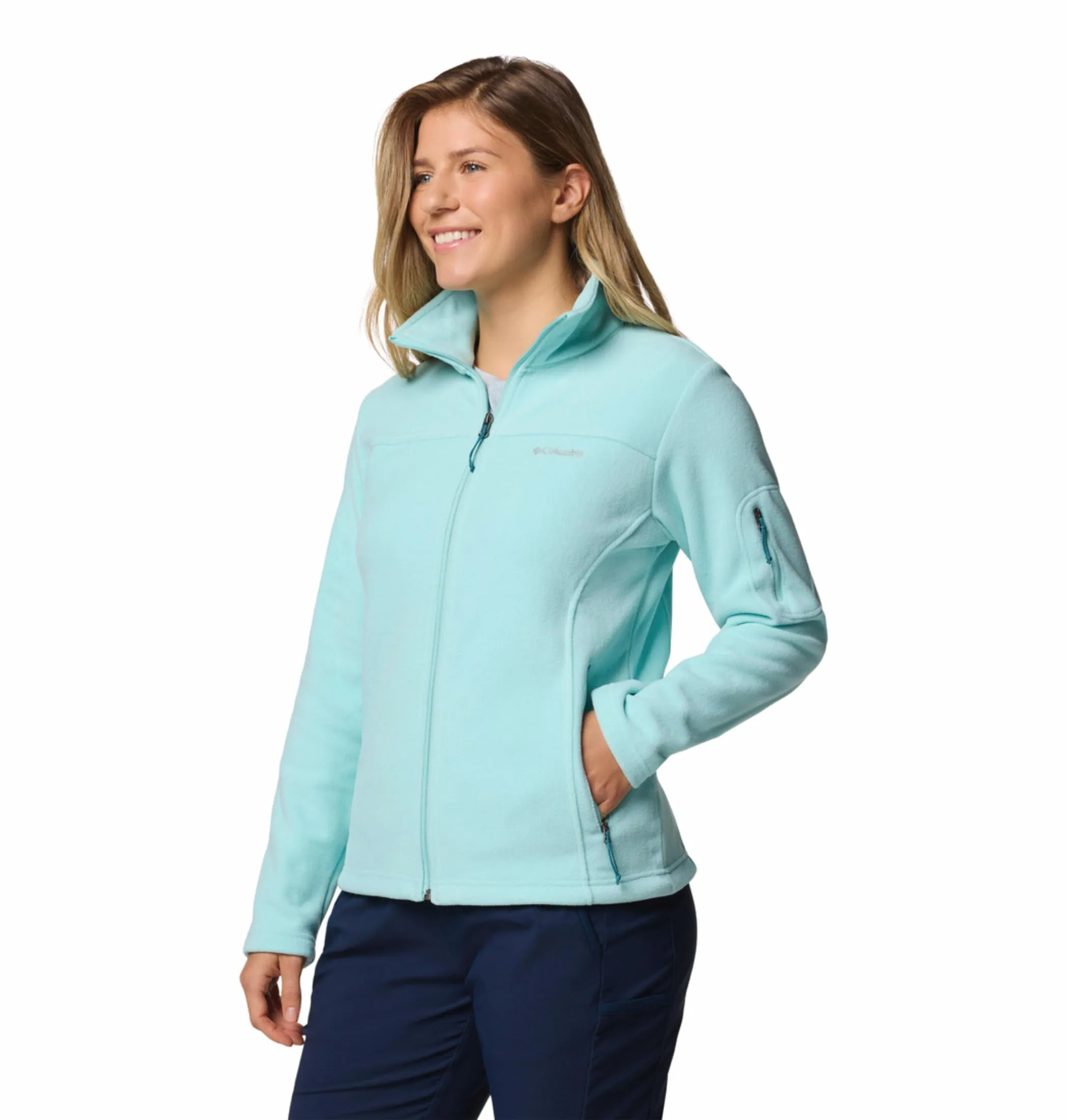 Columbia Women Green Fast Trek II Fleece Jacket