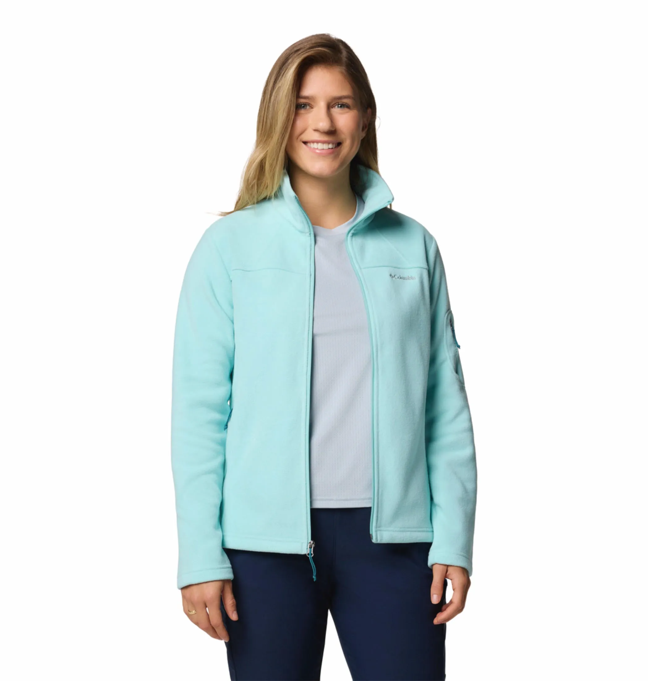 Columbia Women Green Fast Trek II Fleece Jacket