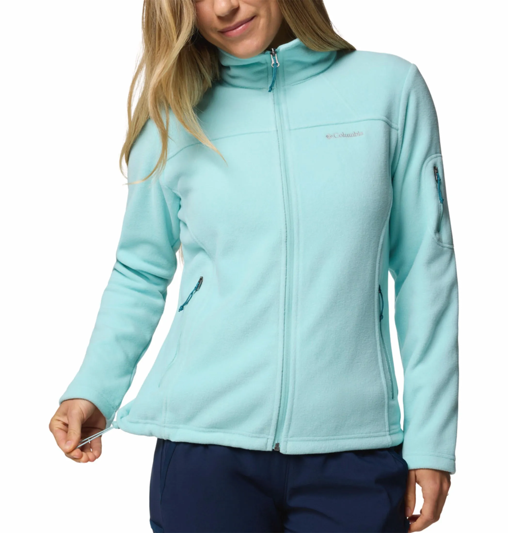 Columbia Women Green Fast Trek II Fleece Jacket