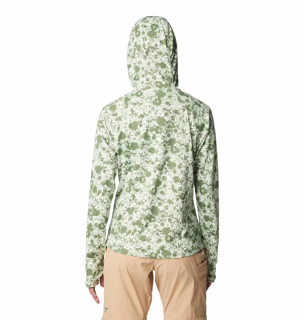 Columbia Women Green Omni-Shade Summit Valley Hoodie