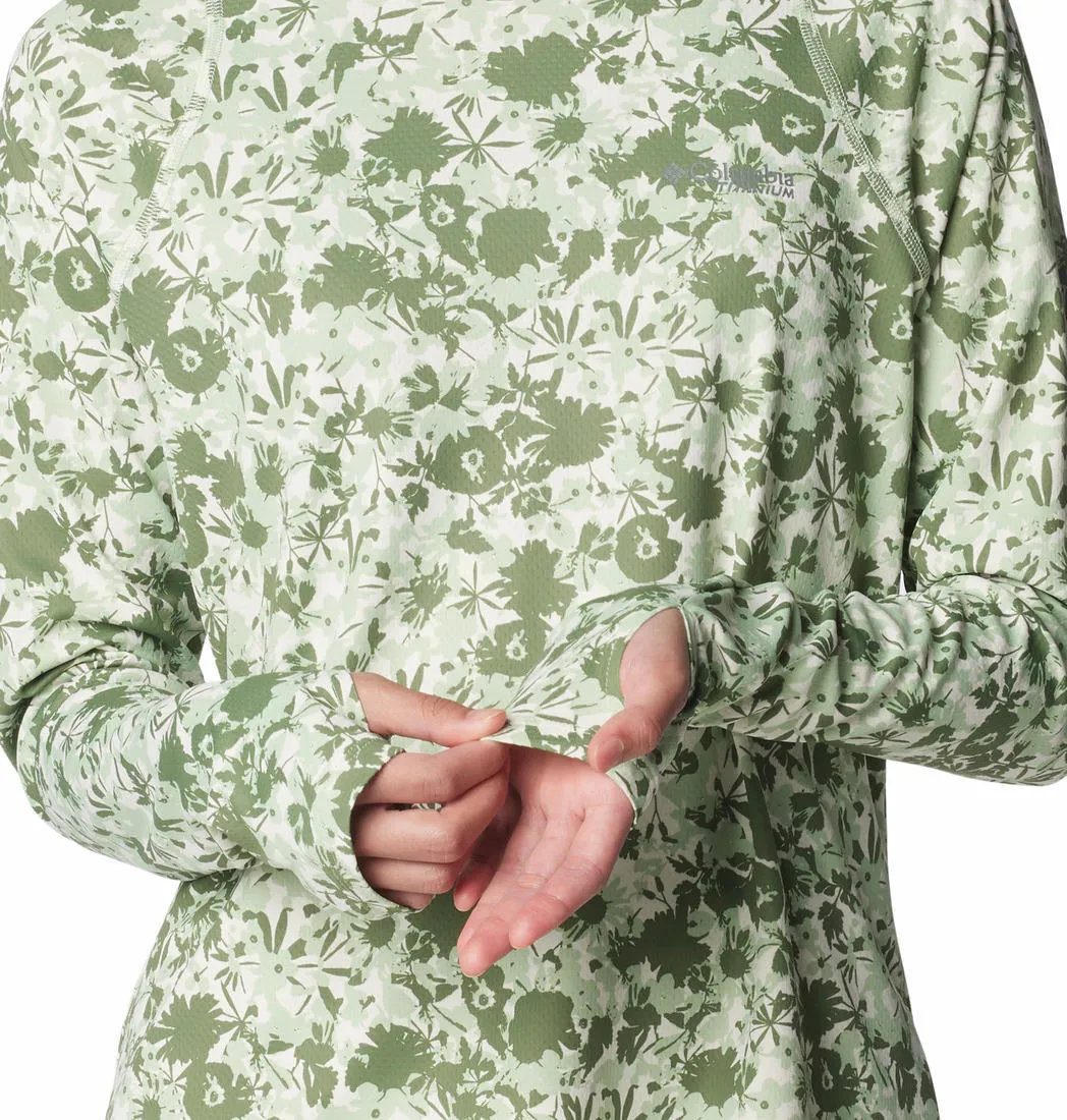 Columbia Women Green Omni-Shade Summit Valley Hoodie