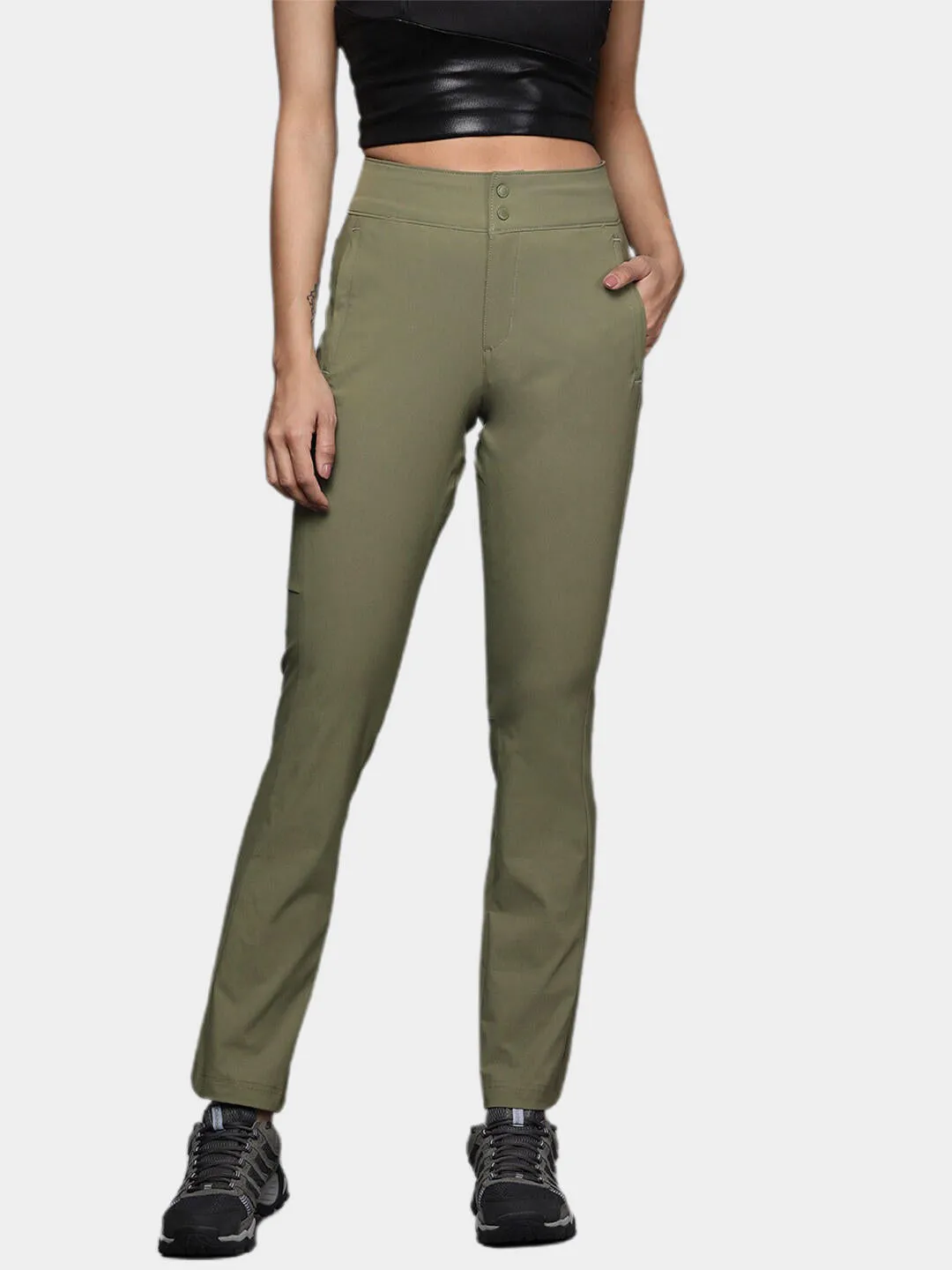 Columbia Women Green Omni-Shield Firwood Core Pant