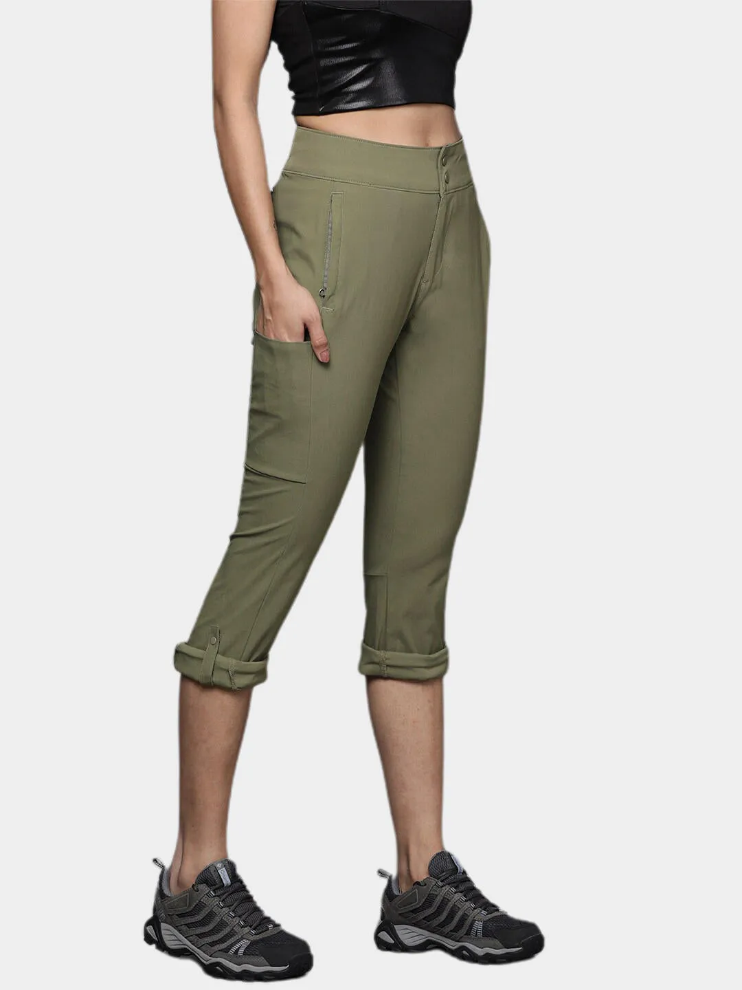 Columbia Women Green Omni-Shield Firwood Core Pant