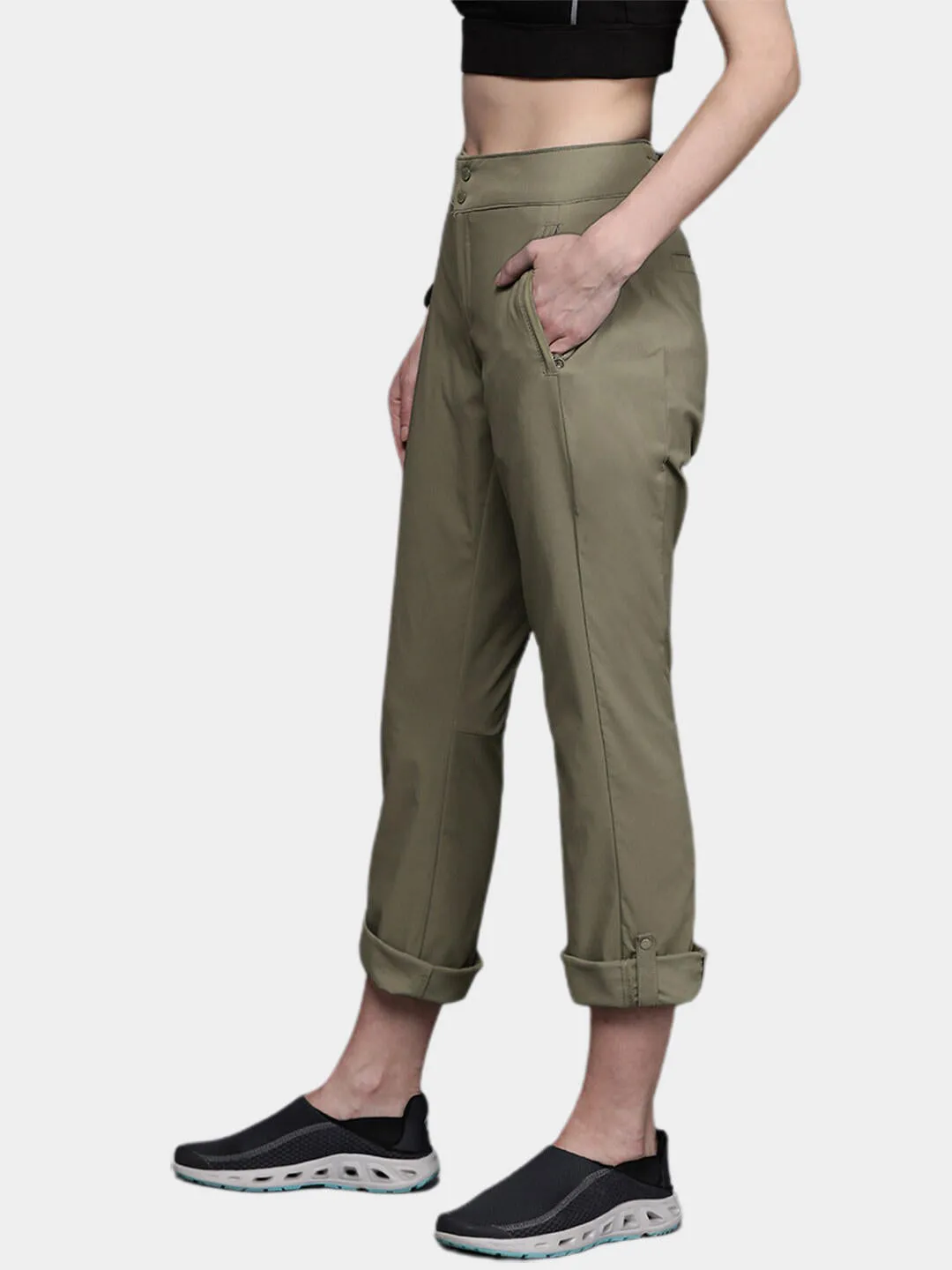 Columbia Women Green Omni-Shield Firwood Core Pant