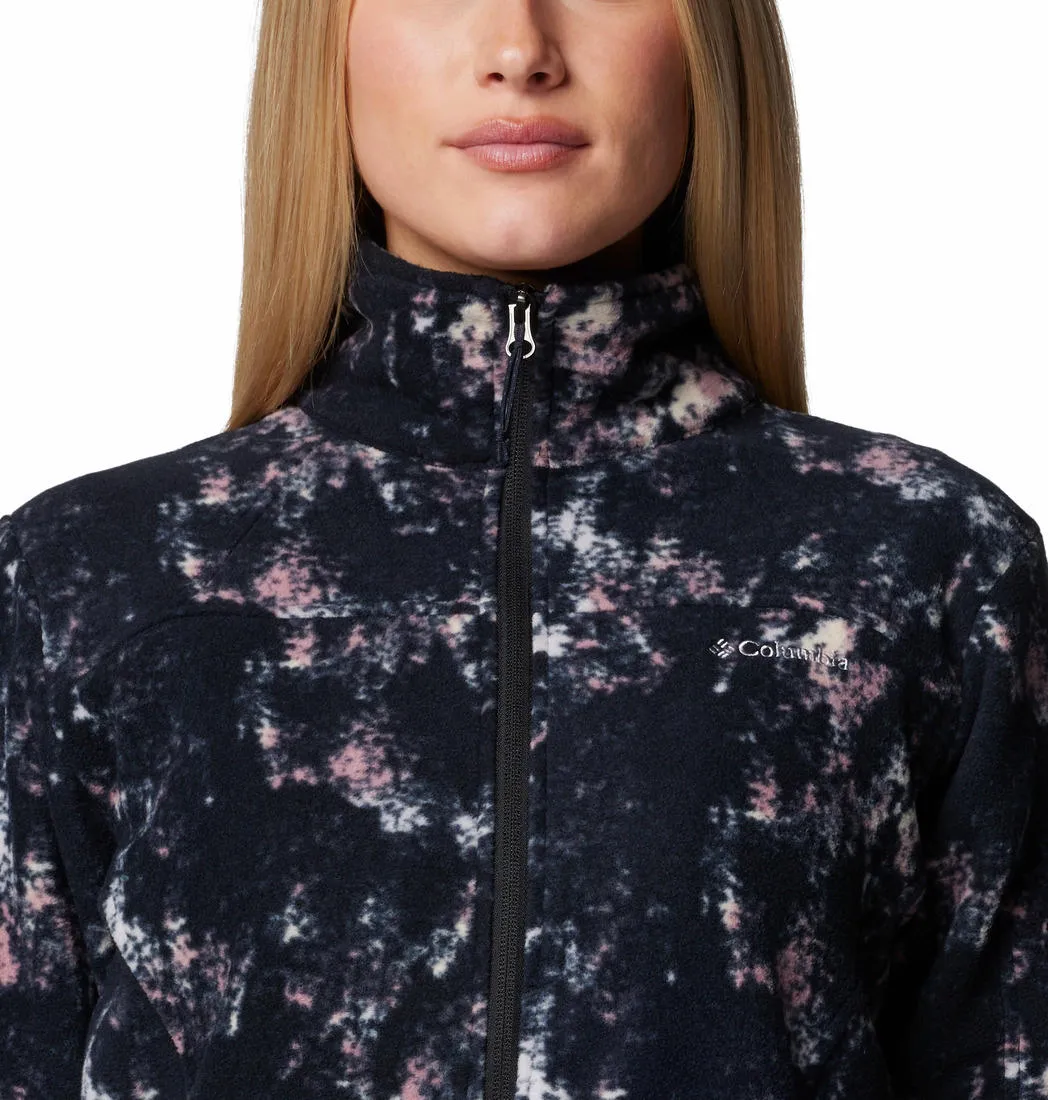 Columbia Women Multicolor Fast Trek Printed Fleece Jacket