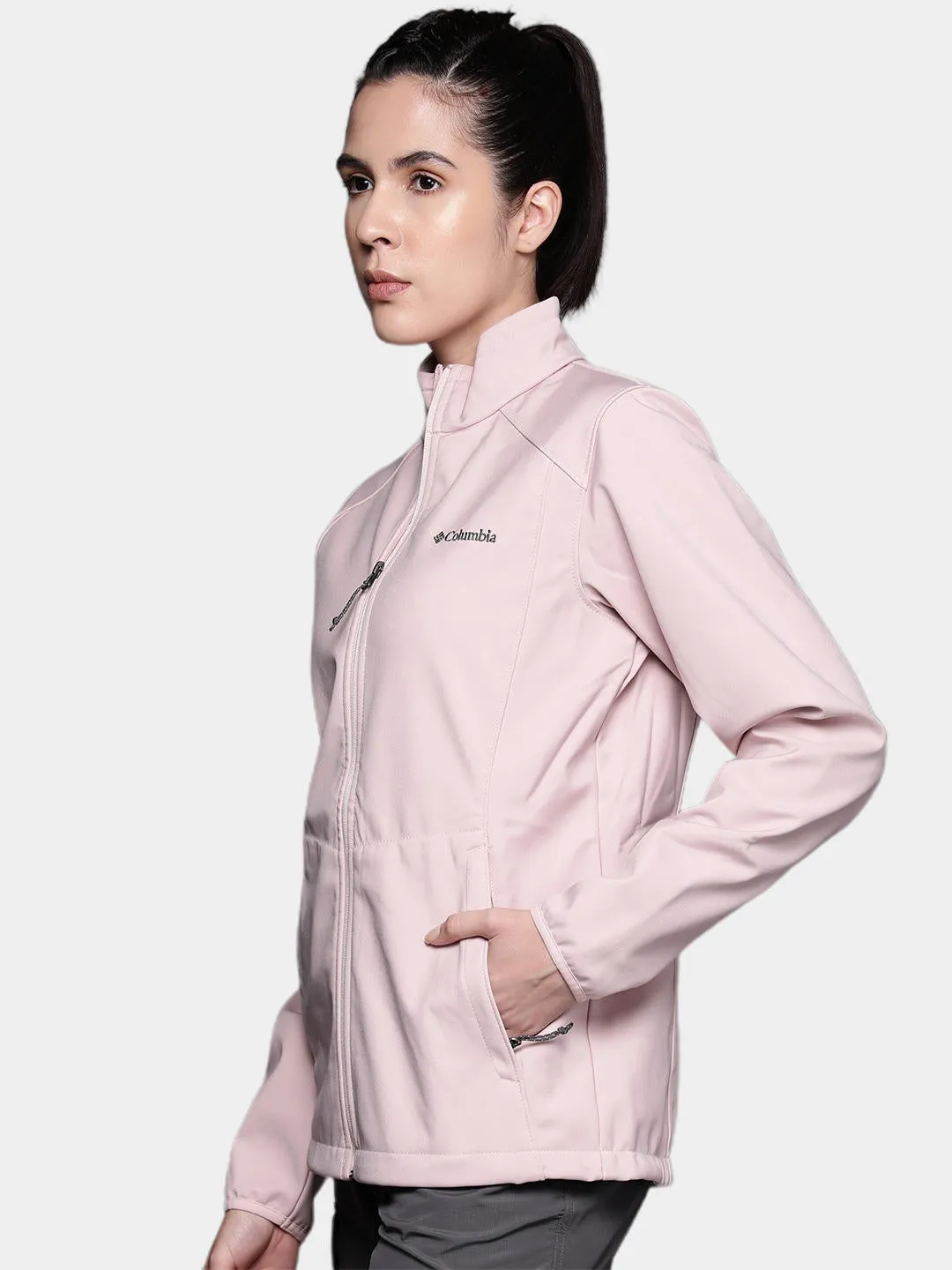 Columbia Women Pink Kruser Ridge II Softshell Jacket