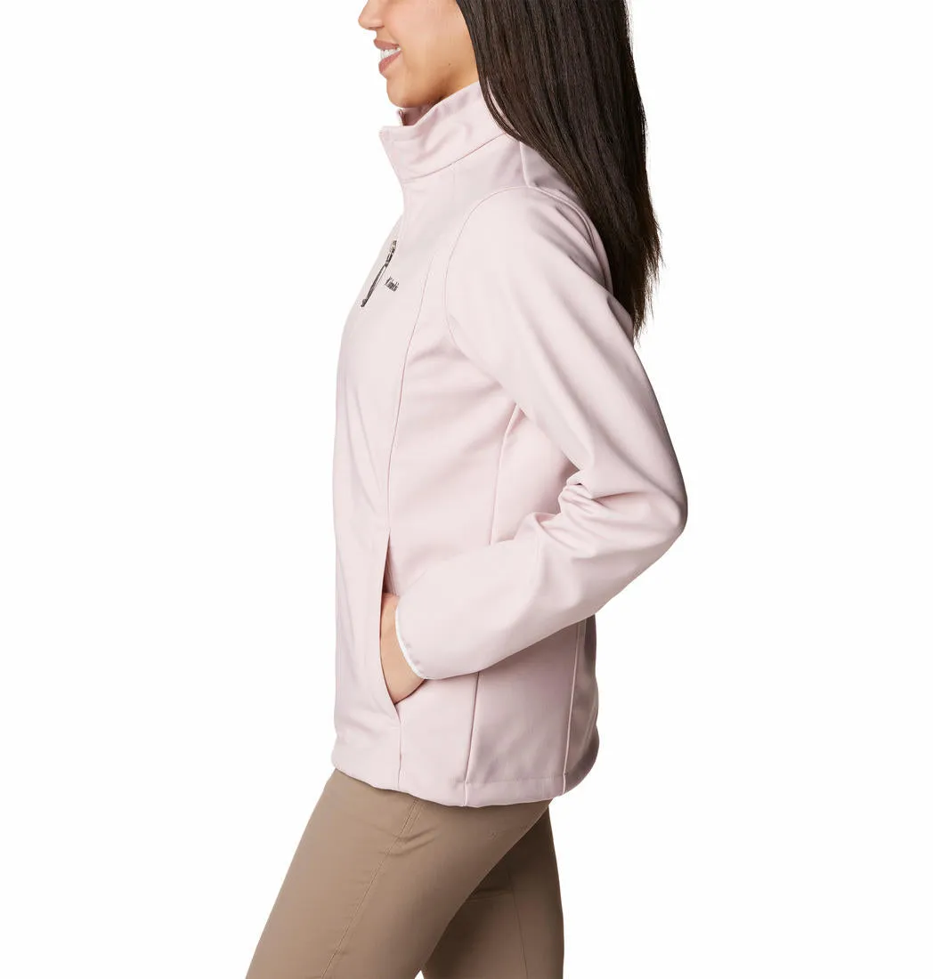 Columbia Women Pink Kruser Ridge II Softshell Jacket