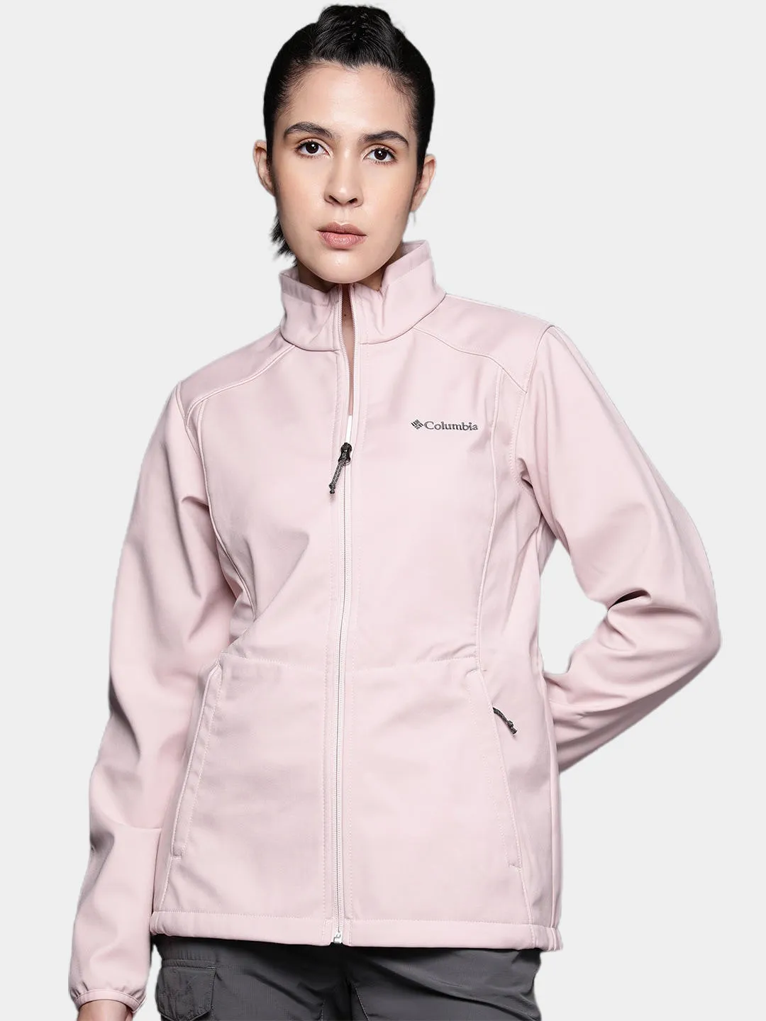Columbia Women Pink Kruser Ridge II Softshell Jacket