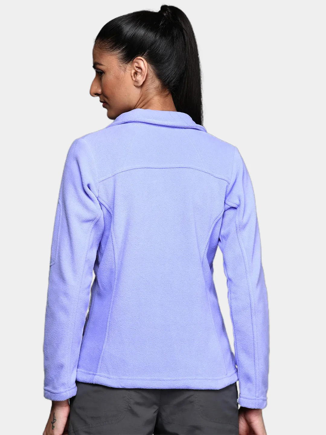 Columbia Women Purple Fast Trek II Fleece Jacket