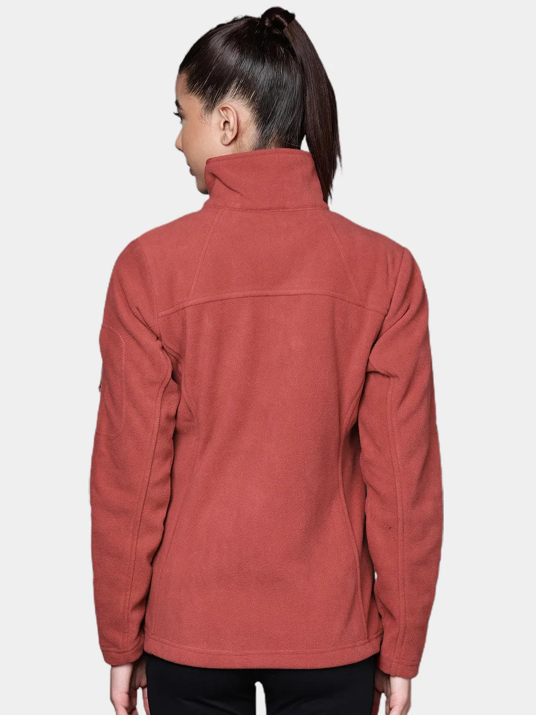 Columbia Women Red Fast Trek II Fleece Jacket