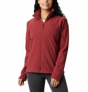 Columbia Women Red Fast Trek II Fleece Jacket