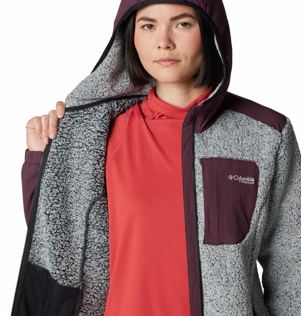 Columbia Women Red Omni-Heat Arctic Sherpa Fleece Jacket