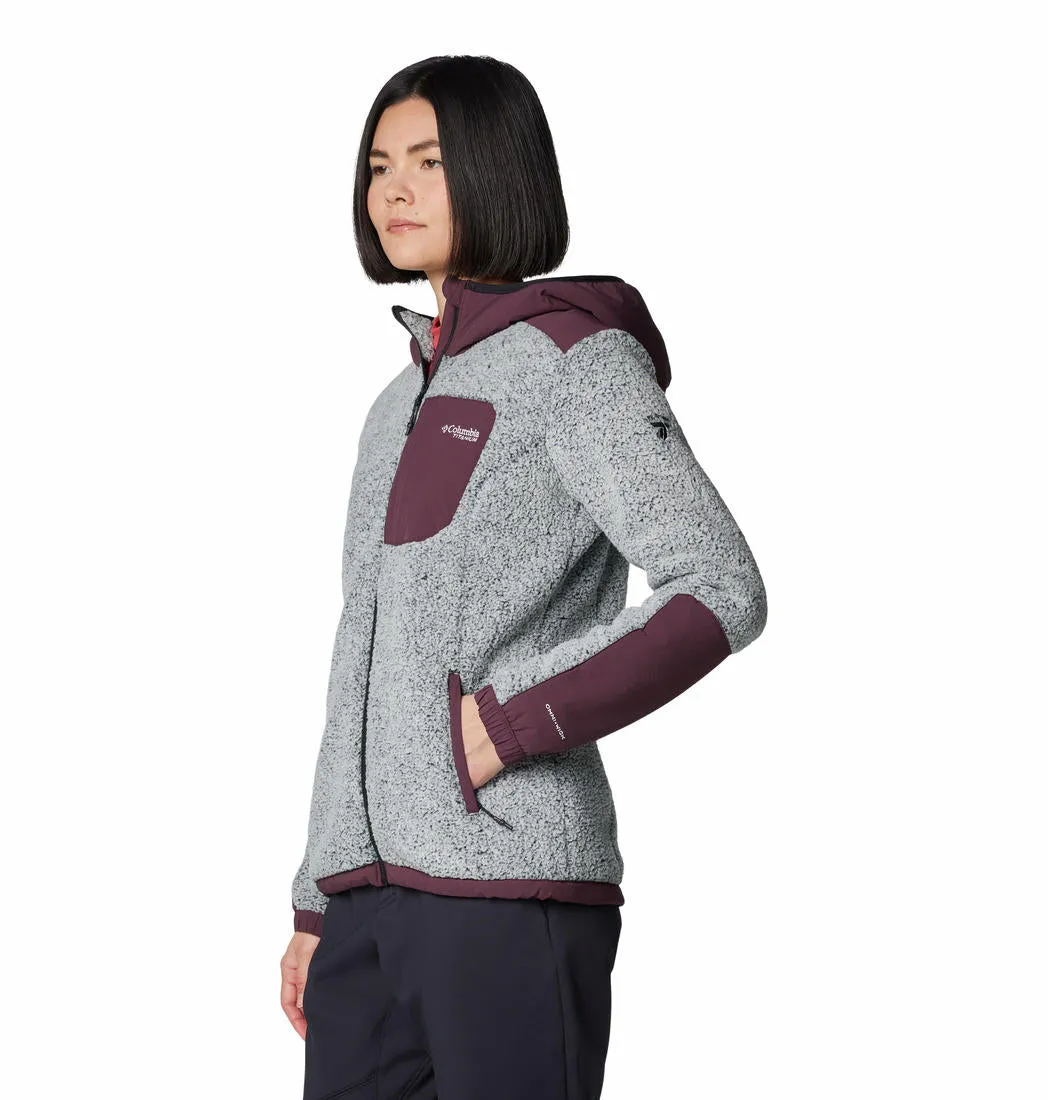 Columbia Women Red Omni-Heat Arctic Sherpa Fleece Jacket