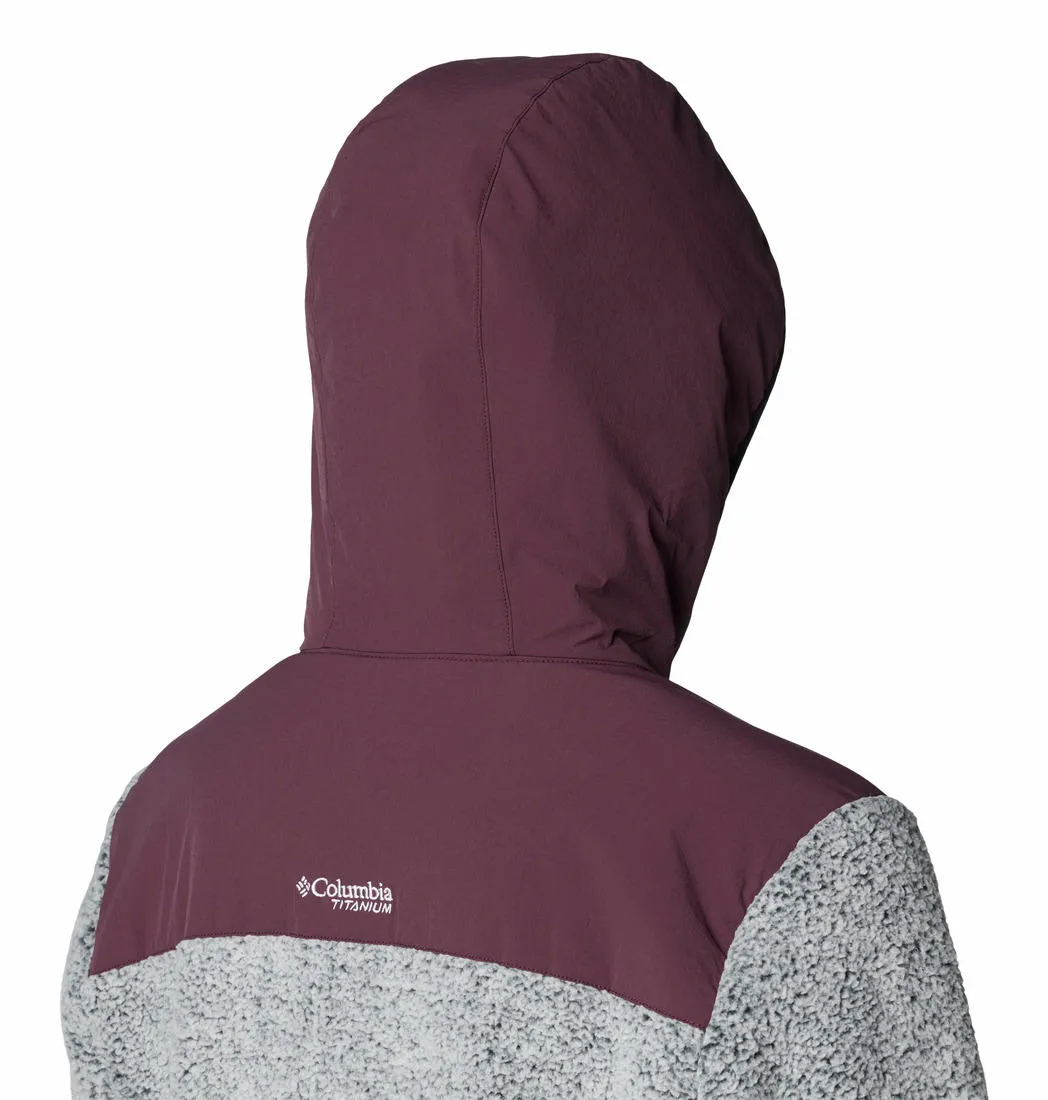 Columbia Women Red Omni-Heat Arctic Sherpa Fleece Jacket