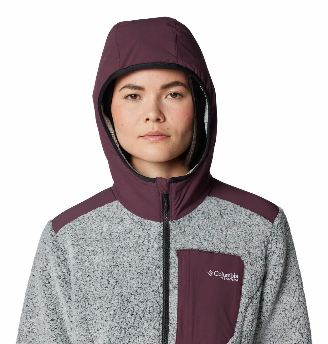 Columbia Women Red Omni-Heat Arctic Sherpa Fleece Jacket
