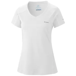 Columbia Women White Omni-Freeze Zero Rules Tshirt