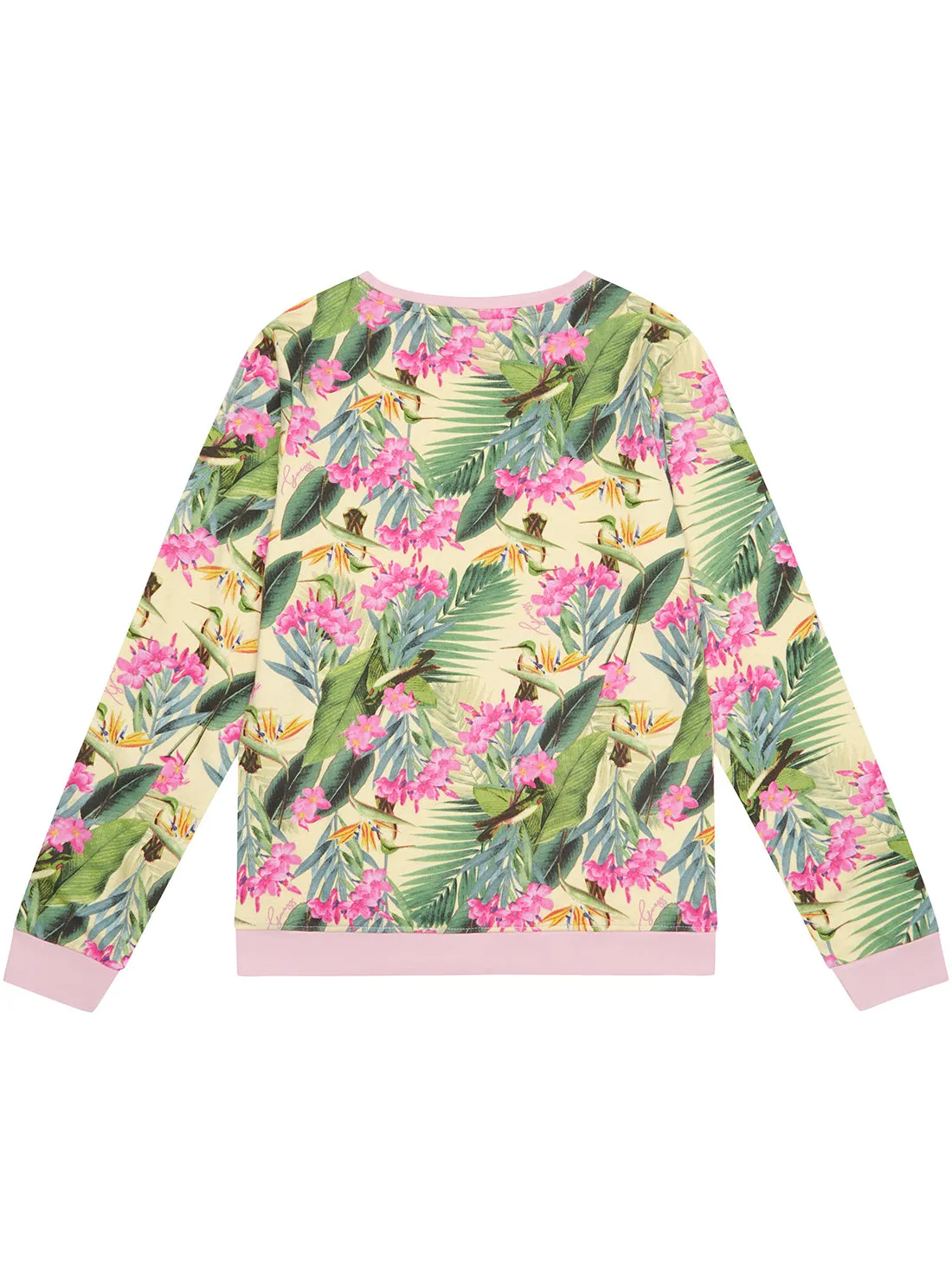 Floral Print Long Sleeve Jumper (7-16) Guess