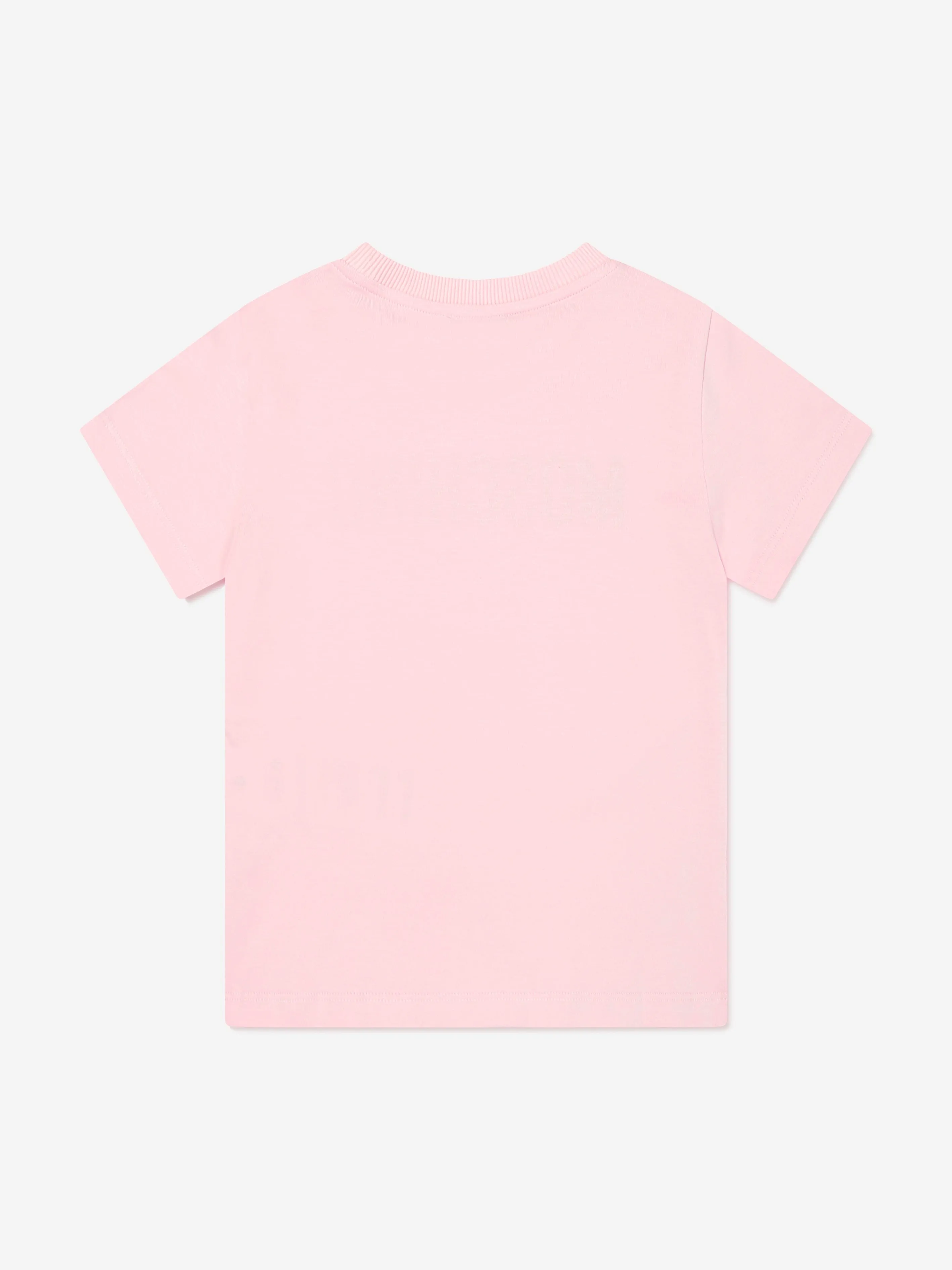 Girls Logo Print T-Shirt in Pink