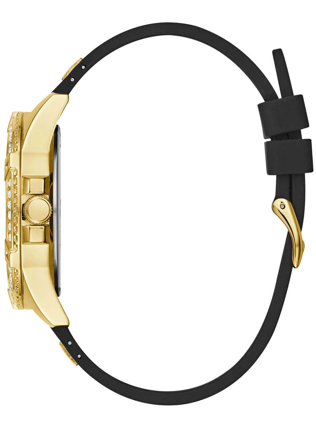 Gold And Black Lady Fontier Watch Guess