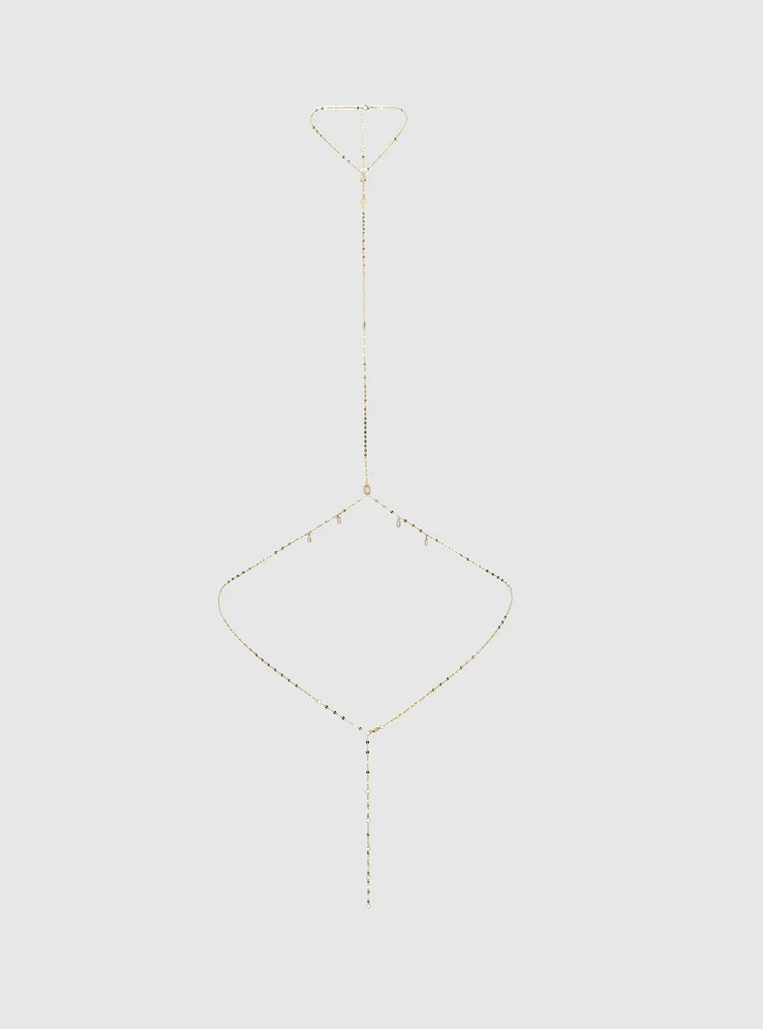 Gold Multi Charm Body Chain Guess