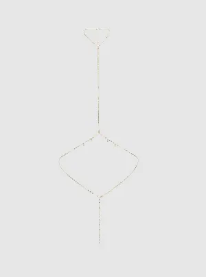 Gold Multi Charm Body Chain Guess