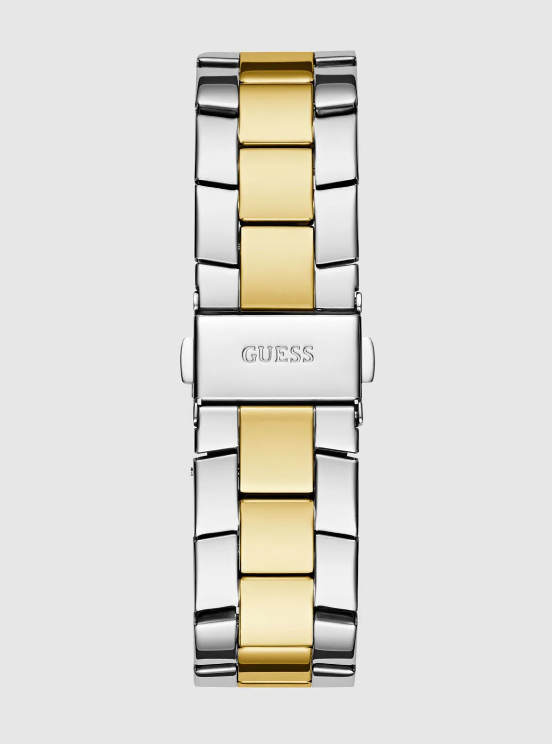 Gold Silver Majesty Link Watch Guess