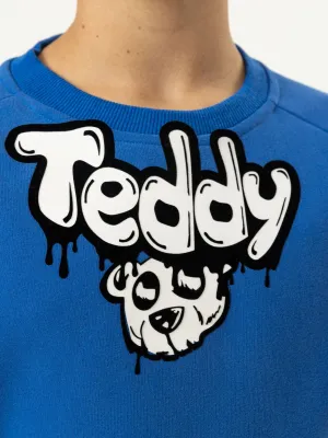 GRAPHIC TEDDY FASHION SWEATSHIRT