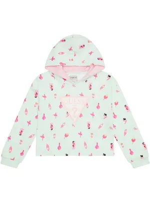 Green Hooded Jumper (2-7) Guess