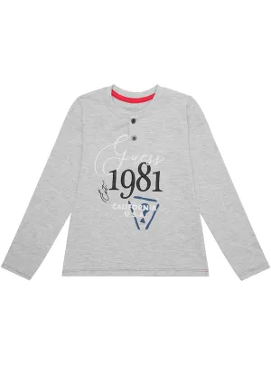 Grey Long Sleeve T-Shirt (2-7) Guess