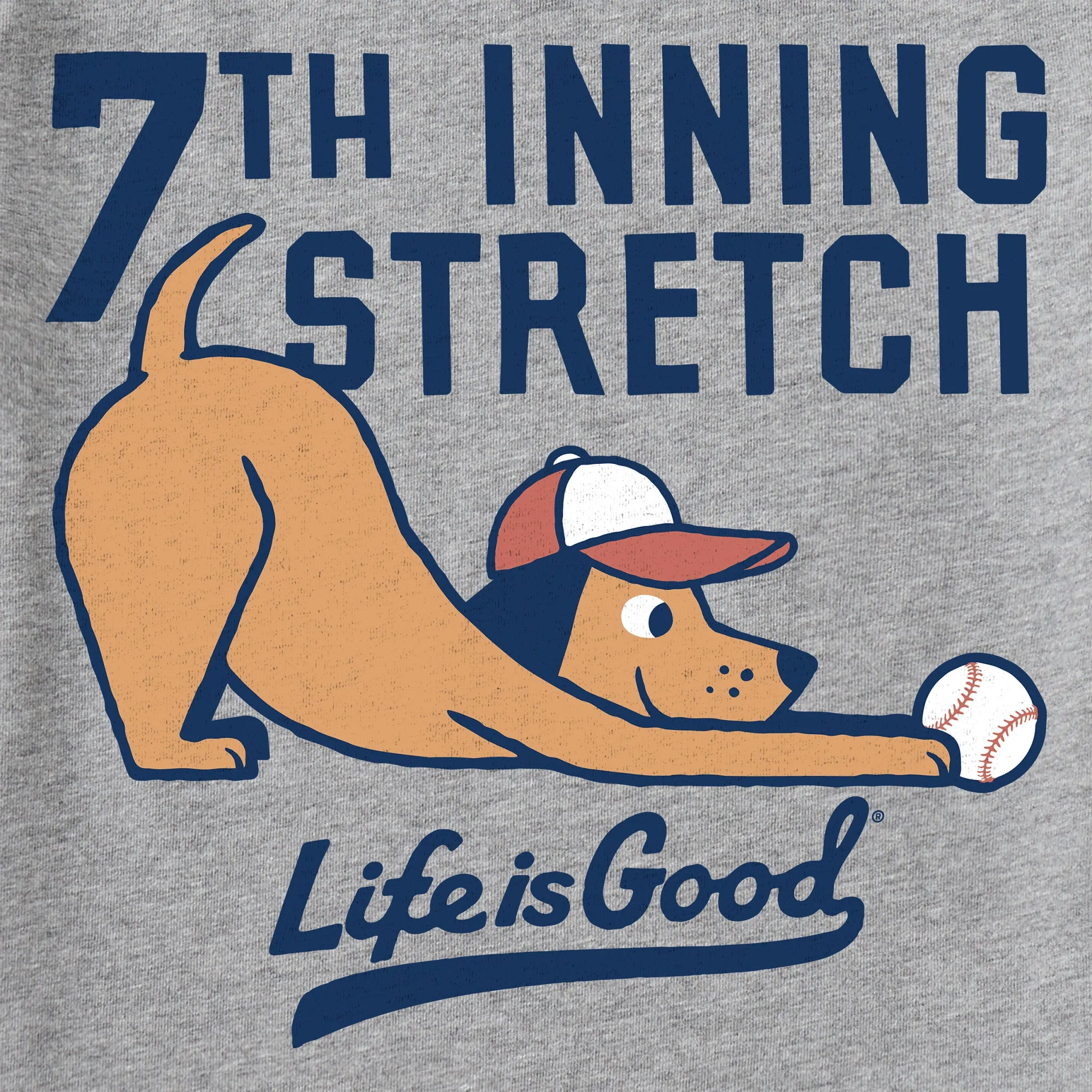 Kids 7th Inning Stretch Short Sleeve Crusher Tee Life is Good