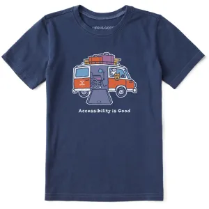 Kids Accessibility is Good Short Sleeve Crusher Tee Life is Good